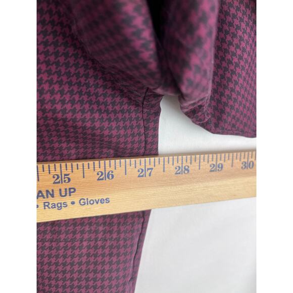 Zero Restriction Men's Size 2XL Red/Black Houndstooth Long Sleeve Golf Pullover - Picture 4 of 9